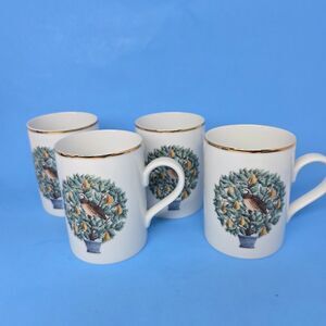 Avon Partridge In a Pear Tree 12 Days of Christmas Mugs Bundle of 4